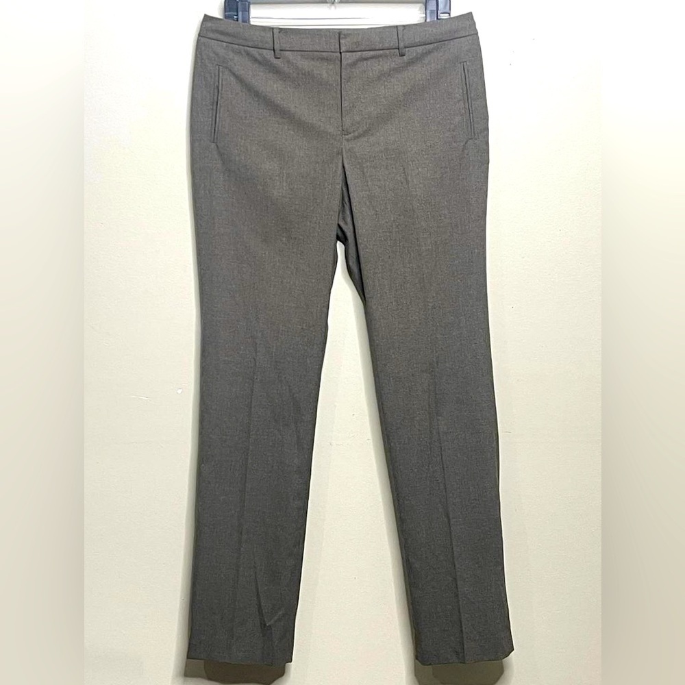 Coldwater‎ Creek Womens Pants Size 10 Natural Fit Gray Plaid Career Work